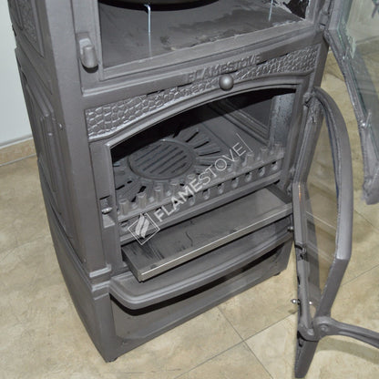 Aragaz FS-013ST Sirius Maxi Style - 15 kW Putere, Lemn și Cărbune, Eficiență Dublă