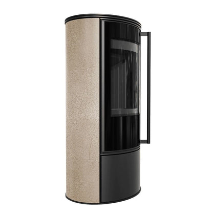 Soba Erik 5.5kW Gold Satin - samota neagra