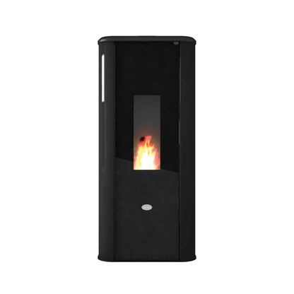 SOBA PELETI 3.1-11.4 KW SILENCE NEGRU - CONVECTIE NATURALA