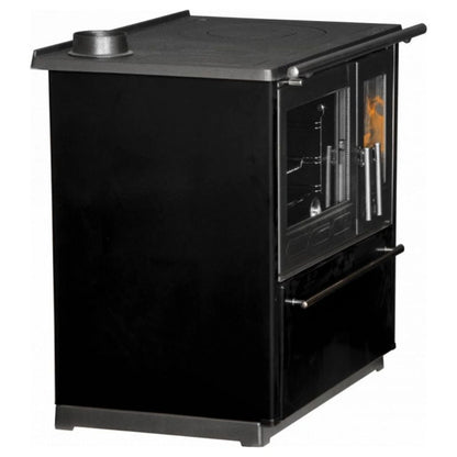 Soba de gatit P85 Negru cu plita si cuptor - 8kW - racord stanga