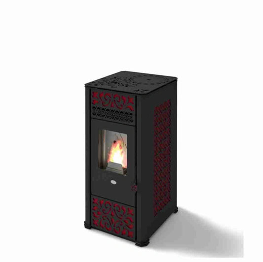 SOBA PELETI 9.5KW - LUCILLA ROSSO
