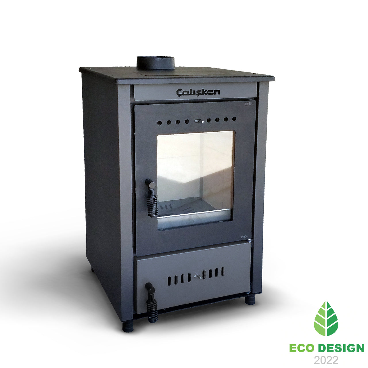 Soba de Semineu 301 - Putere 12.040 kW, Design Elegant din Fonta si Sticla Termorezistenta