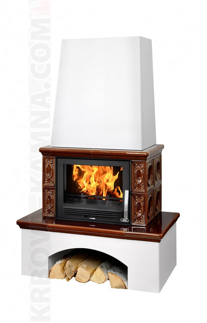 Șemineu modular  cahle teracota ABX - Lombardie