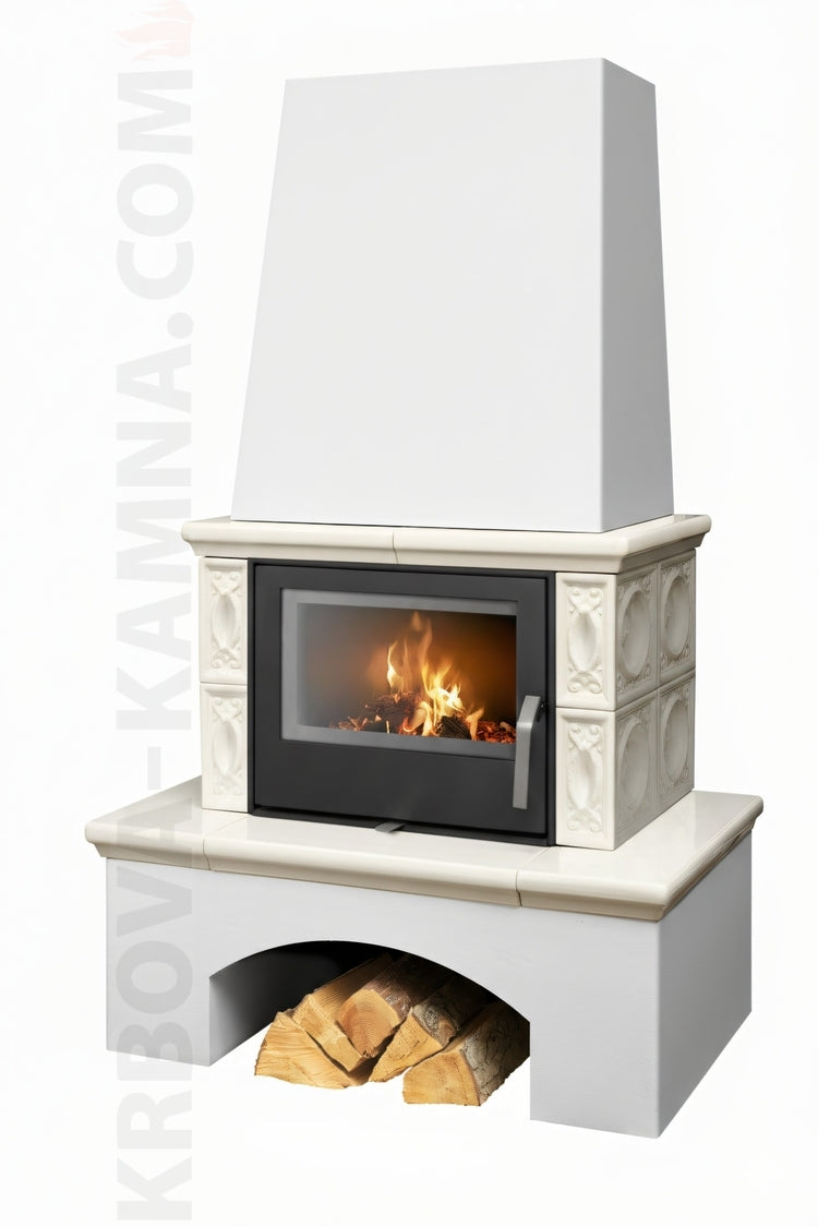 Șemineu modular  cahle teracota ABX - Lombardie