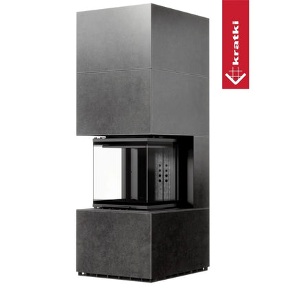 Focar modular NBC 8kW L Fokos Grafite - samota neagra