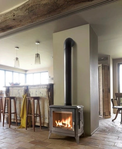 Soba fonta Sedan L 12-18kW + Usa laterala incarcare lemn