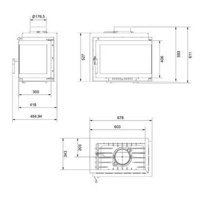 Focar fonta Bergen 8k-11W - 81% - Sticla Dreapta