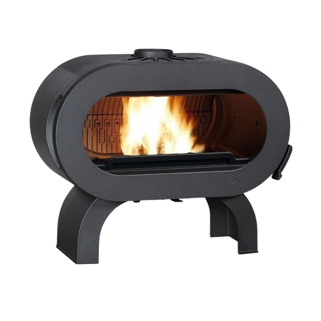 Soba fonta Fifty Arche 175 kg, 10-15kW - Negru
