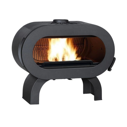Soba fonta Fifty Arche 175 kg, 10-15kW - Negru