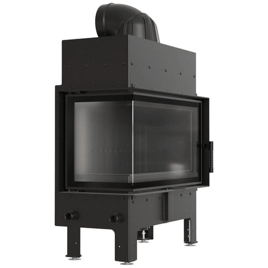 FLOTEK S 8kW - Sticlă stanga fără stalp - Samota Neagra