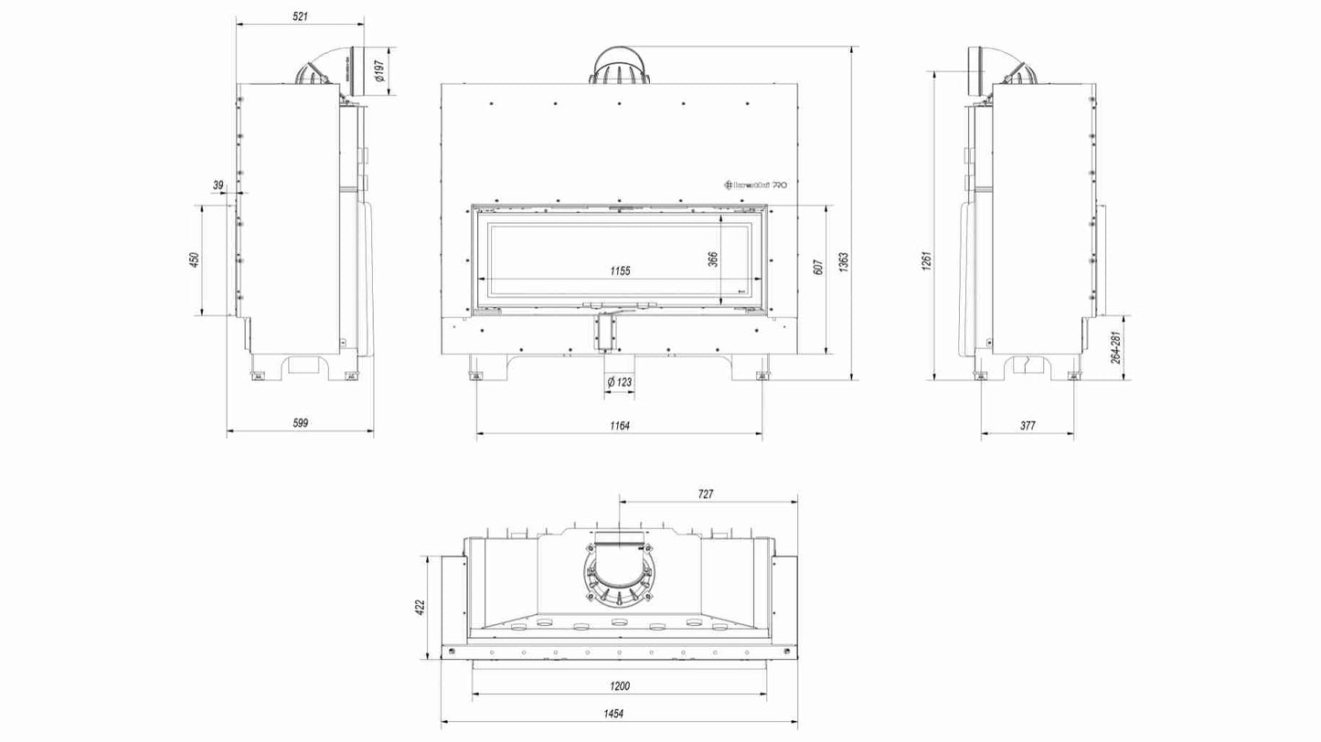 MB120 Deschidere Verticala - Samota Neagra