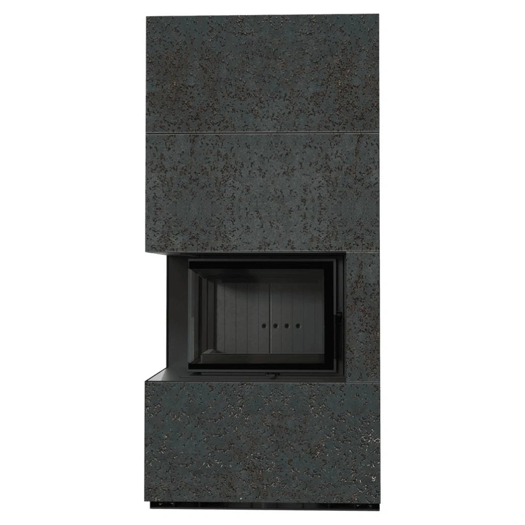 Flotek BOX 8 kW OXIDE NERO Sticla Stanga - Samota Neagra