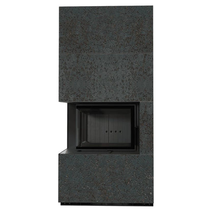 Flotek BOX 8 kW OXIDE NERO Sticla Stanga - Samota Neagra