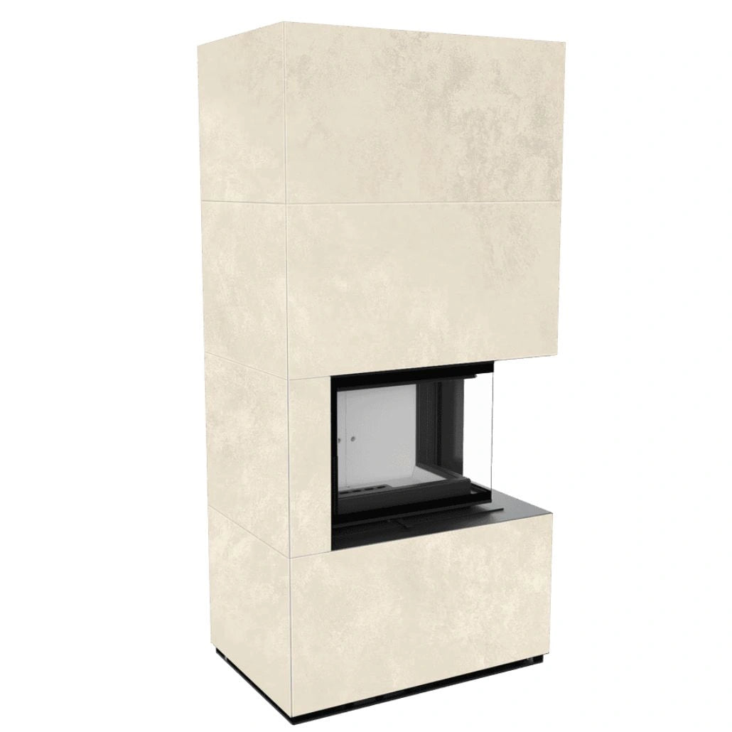 Flotek BOX 8 kW OXIDE BIANCO Sticla Dreapta - cuarz sinterizat