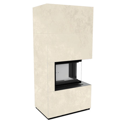 Flotek BOX 8 kW OXIDE BIANCO Sticla Dreapta - cuarz sinterizat