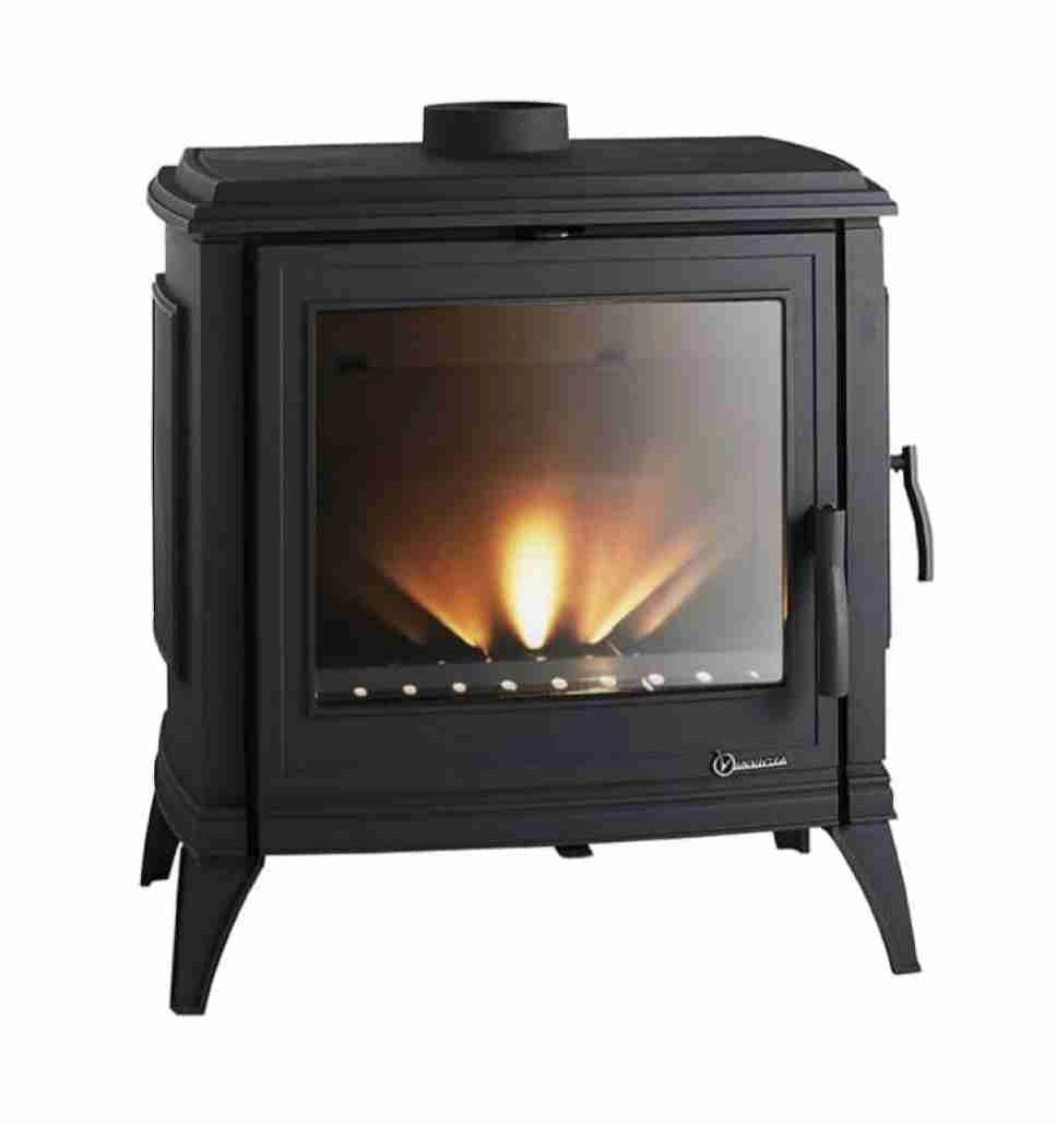 Soba Neagra fonta Sedan L 12-18kW  + Usa laterala incarcare lemn