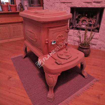 FS-059K: Șemineu Francez Nostalgic din Fontă - Încălzire Eficientă și Design Clasic