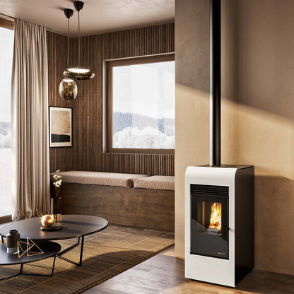 SOBA PE PELETI RITA PLUS 2.5-9.5 KW - ALB