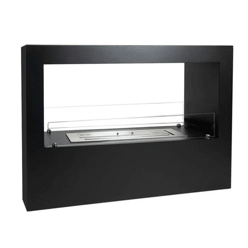 Șemineu Freestanding pe Bioetanol Lansing L - Negru, Dublu, Versatil