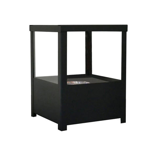 Șemineu de Masă Bioethanol ScandiFlames - Negru, Design Elegant de Tip Felinar