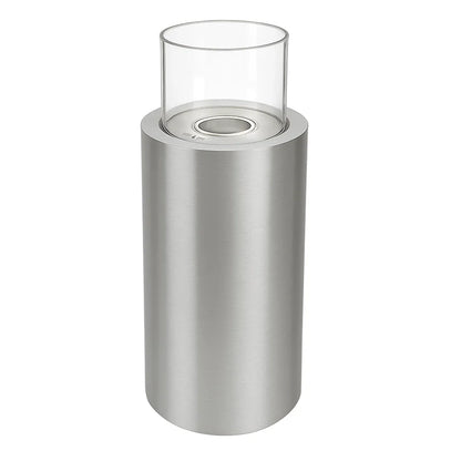 Șemineu Dualis - Oțel Periat, Versatil pentru Interior și Exterior