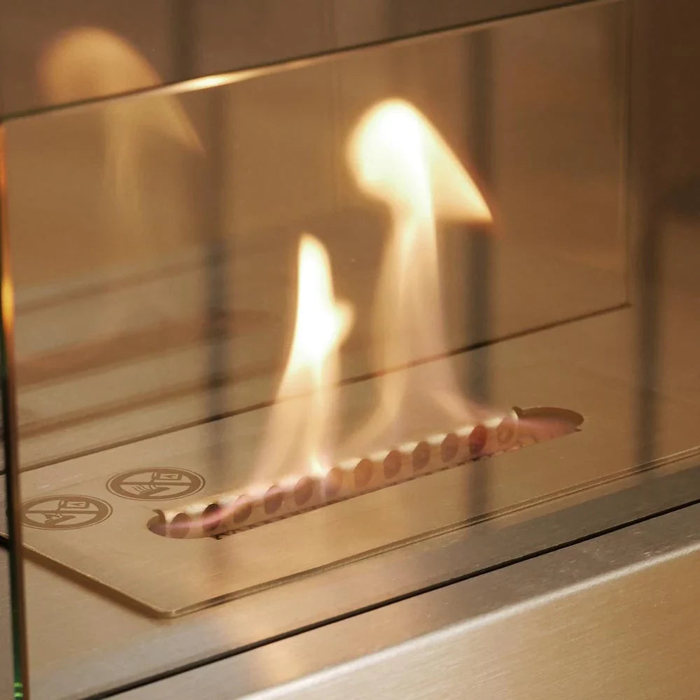 Șemineu cu Bioetanol de Masă Lambeth - Oțel