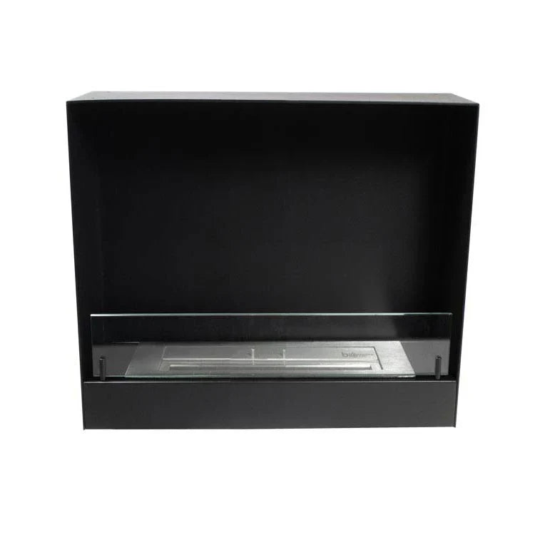 Șemineu Biocombustibil ScandiFlames Unilateral 60 cm - Negru Elegant, 19.2 cm Adâncime