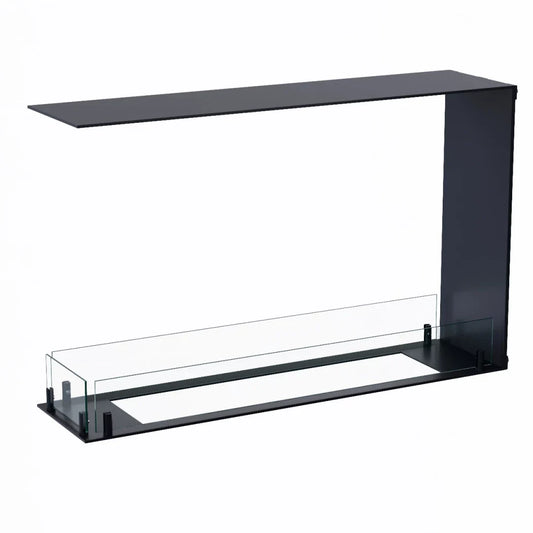 Șemineu pe bioetanol Foco Room Divider 800 Slim - Divizor de cameră elegant cu flacără pe 3 laturi