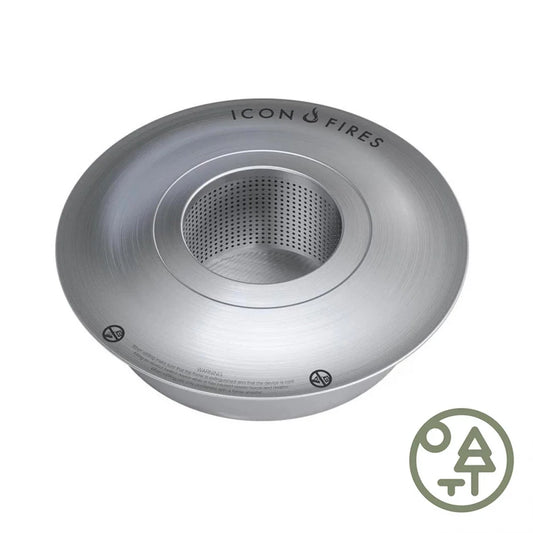 Arzător Rotund Icon Fires pe Bioetanol RD380 - Eleganță și Căldură Durabilă (Până la 12 Ore)