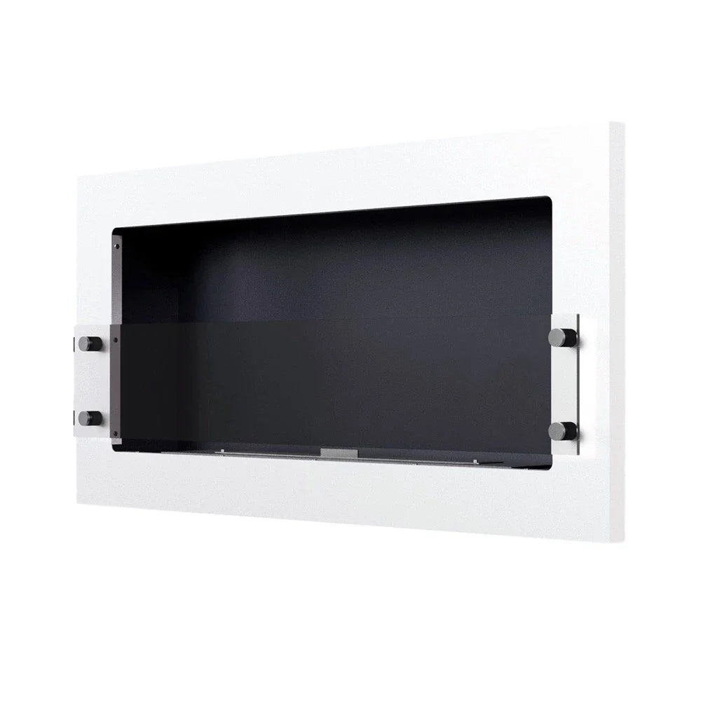 Șemineu pe bioetanol de perete Texas - Alb, Design Modern pentru o Atmosferă Cozy