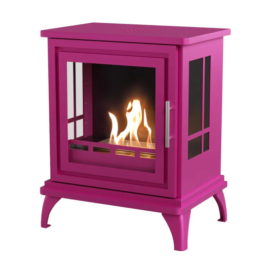 Șemineu Bioetanol Freestanding Nashville – Roz ScandiFlames, 2kW, 6h Ardere
