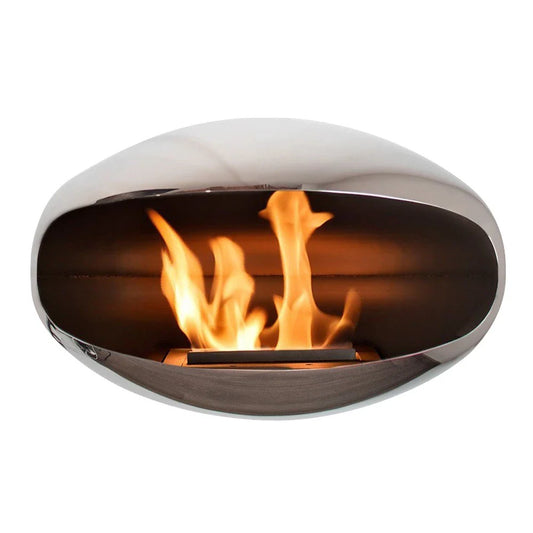 Cocon Piatră Lustruită din Oțel - Înlocuitor Elegant pentru Șemineele Cocoon