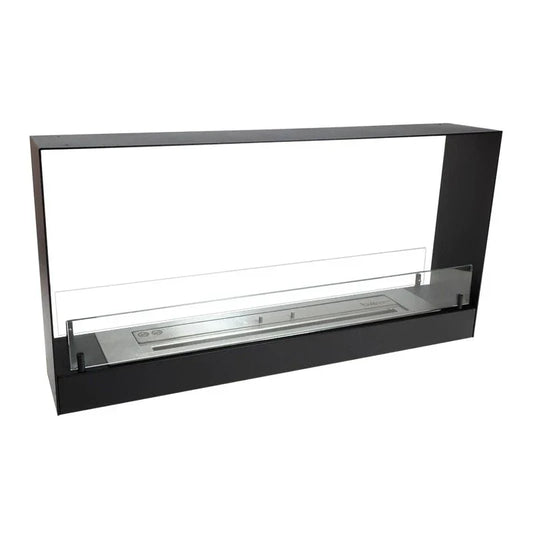 Șemineu pe Bioetanol Încorporat 100 cm "See Through" - Eleganta Dubla