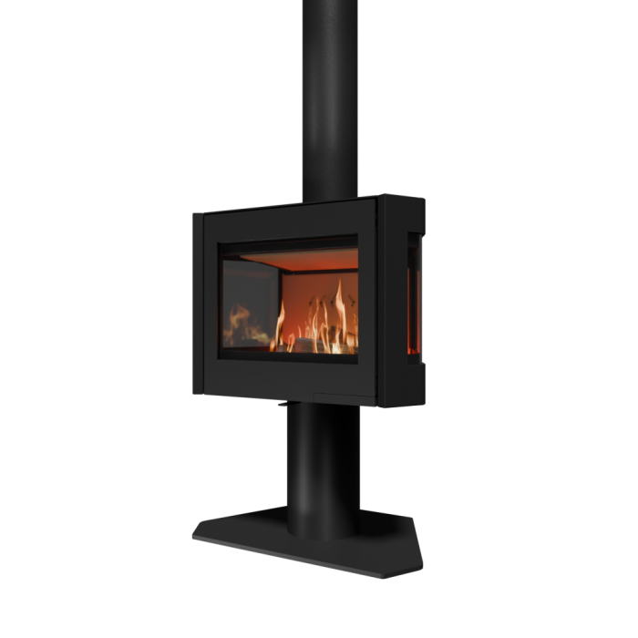 Black Sapphire Round Base