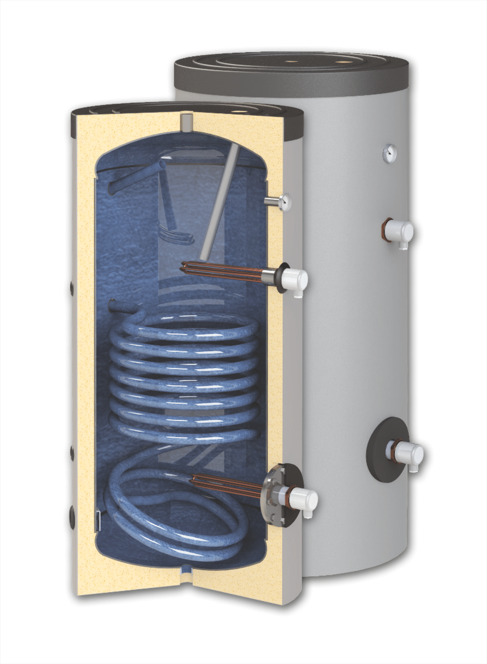 Sunsystem SN 1000L Thermoelectric Boiler with Single Floor Coil