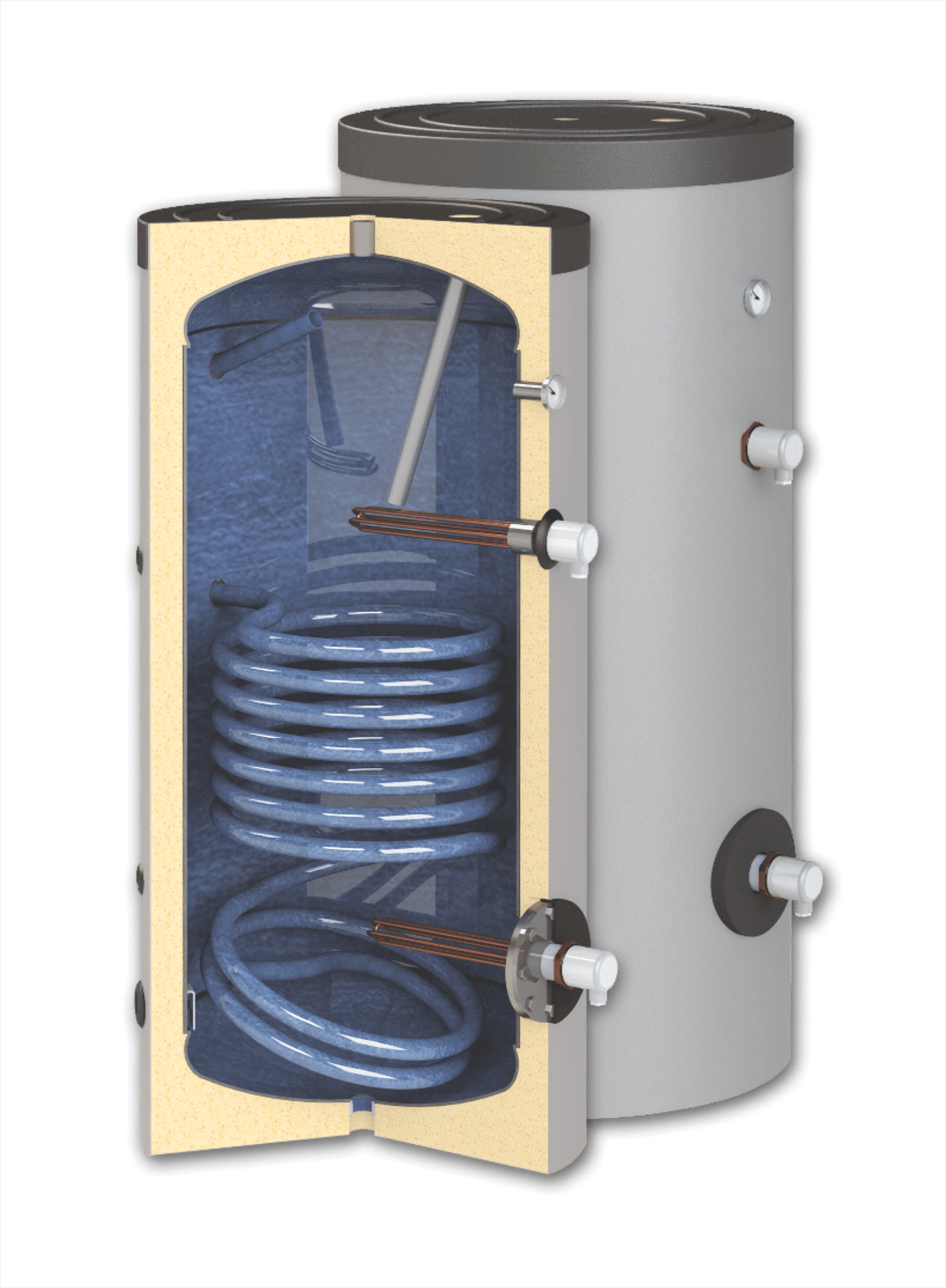 Sunsystem SN 150 Thermoelectric Boiler with Single Floor Coil