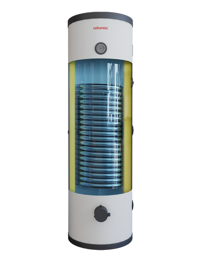 Boiler MILEO INOX 300L pentru Pompă de Căldură