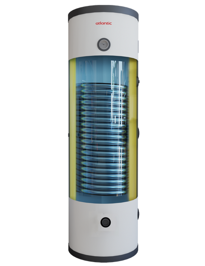 Boiler MILEO INOX 300L pentru Pompă de Căldură