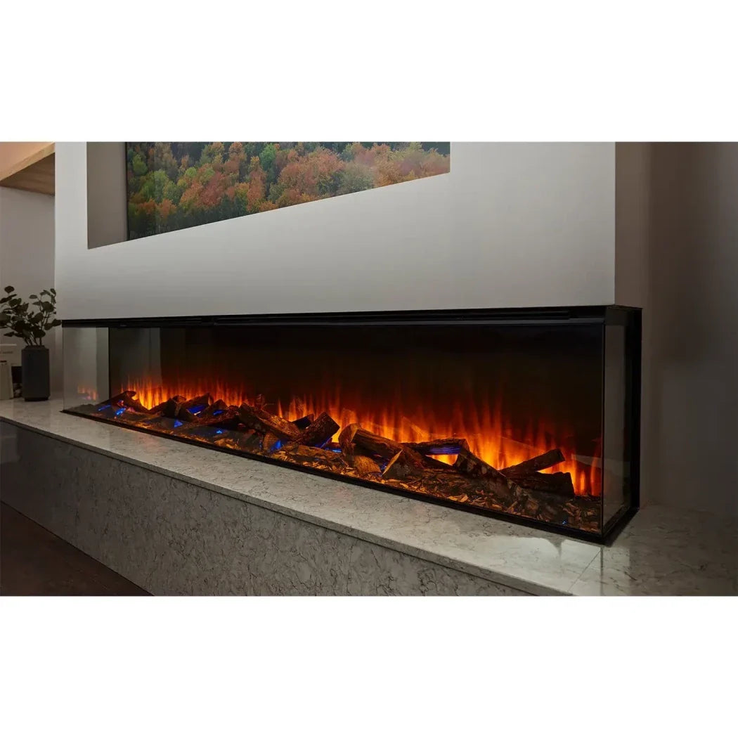 Șemineu Electric Încorporat New Forest 2400 - Vederi Panoramice ale Flăcărilor