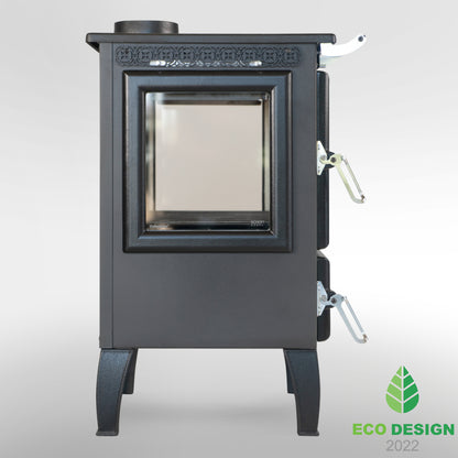 Șemineu 304-3D cu Arzător de Lemne - Putere 7.230 kW, Capacitate 70 m², Design Modern