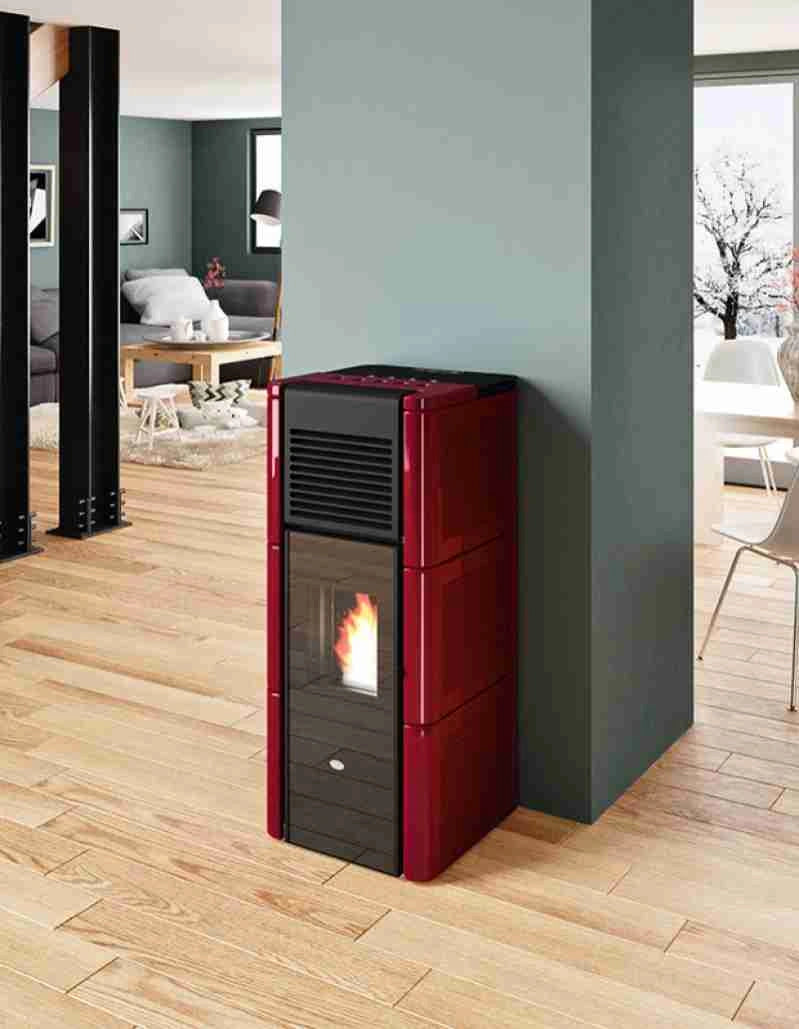 SOBA PELETI 4-15.4 KW - ZOE RUBIN - 2 Ventilatoare - CAHLE