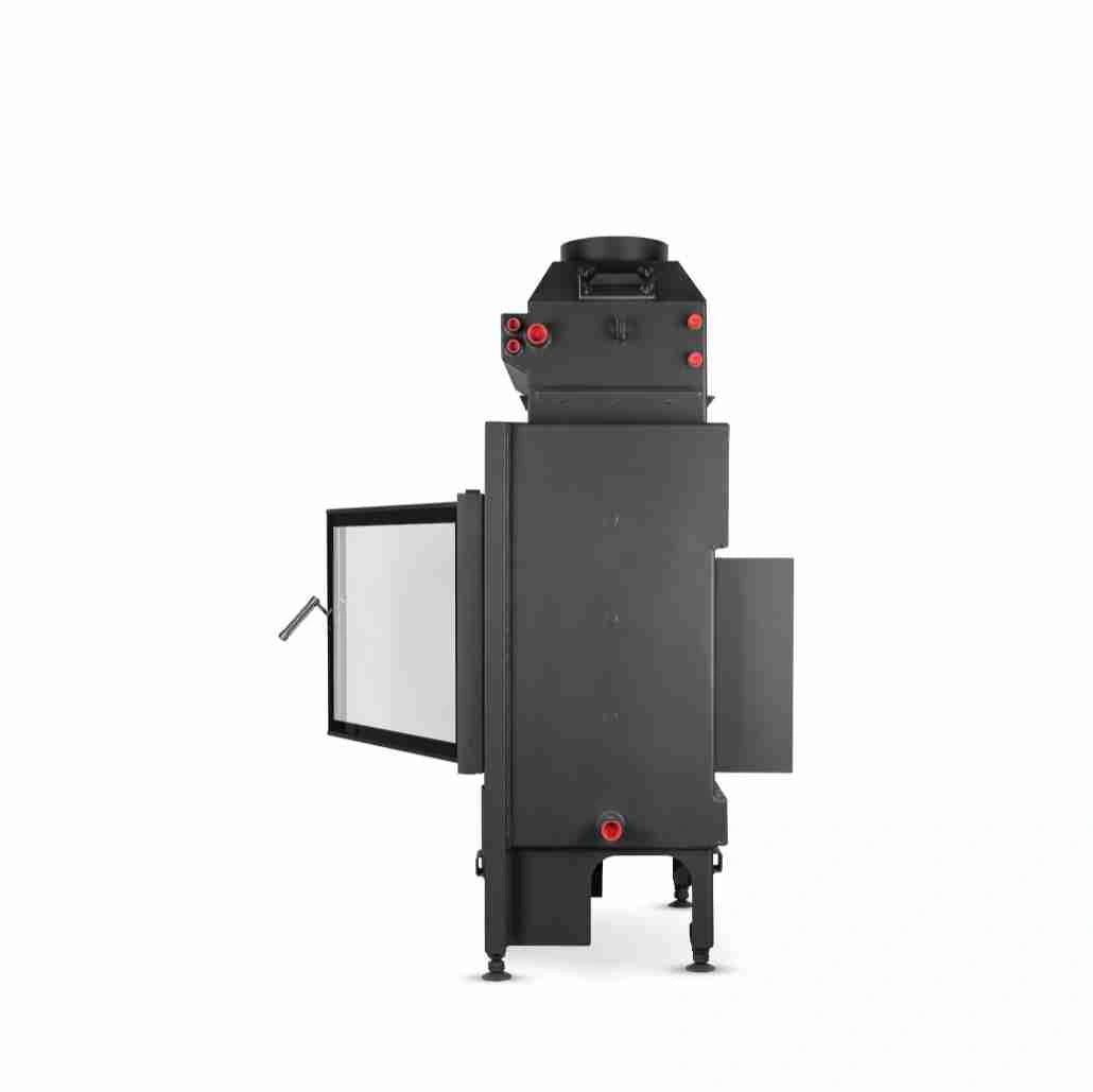 Focar semineu haka 63 51 wa plus rama de acoperire 8cm si manere negre