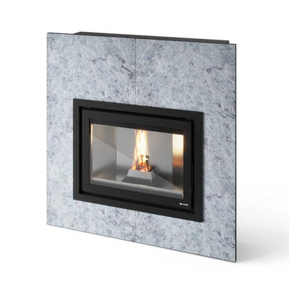 SEMINEU SLIM COMPLET 3.5-9 KW PELETI PIETRO cu piatra naturala