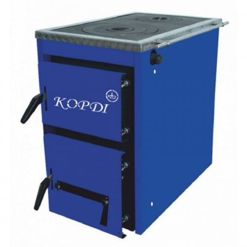 Centrală Termică pe Combustibil Solid Kordi AKTV 10 kW cu Plită Integrată - Soluția Ideală pentru Încălzirea Eficientă și Gătit