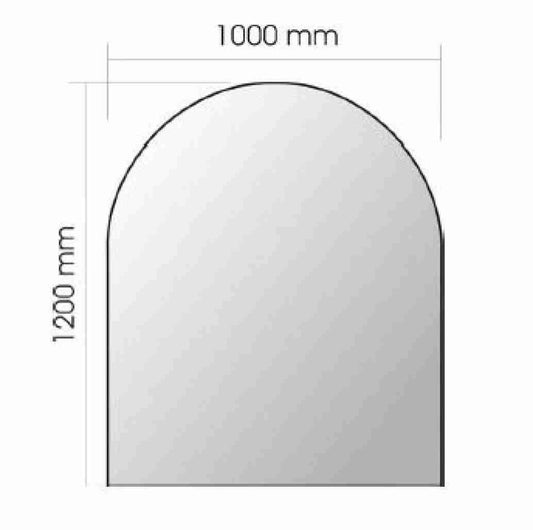 Sticlă securizata - 1000x1200 - protecție sub sobă
