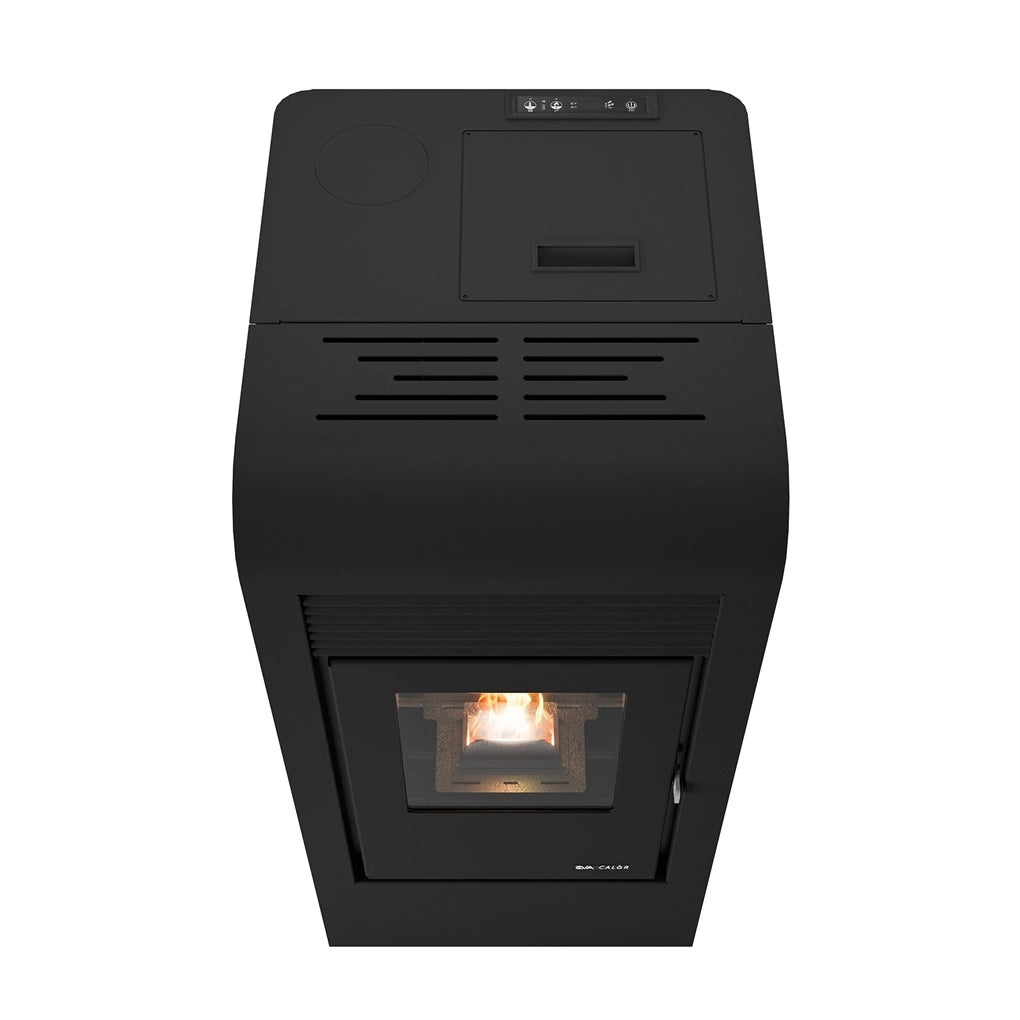 SOBA PE PELETI RITA 2.5-9.5 KW - NEGRU