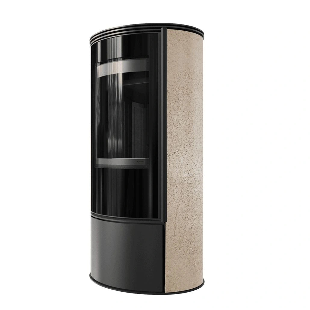 Soba Erik 5.5kW Gold Satin - samota neagra