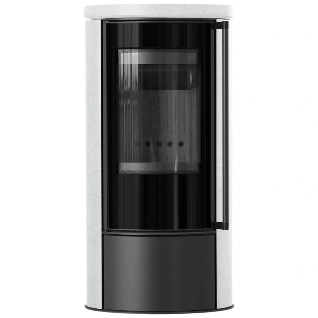 Soba Erik 5.5kW ceramica White Natural - samota neagra