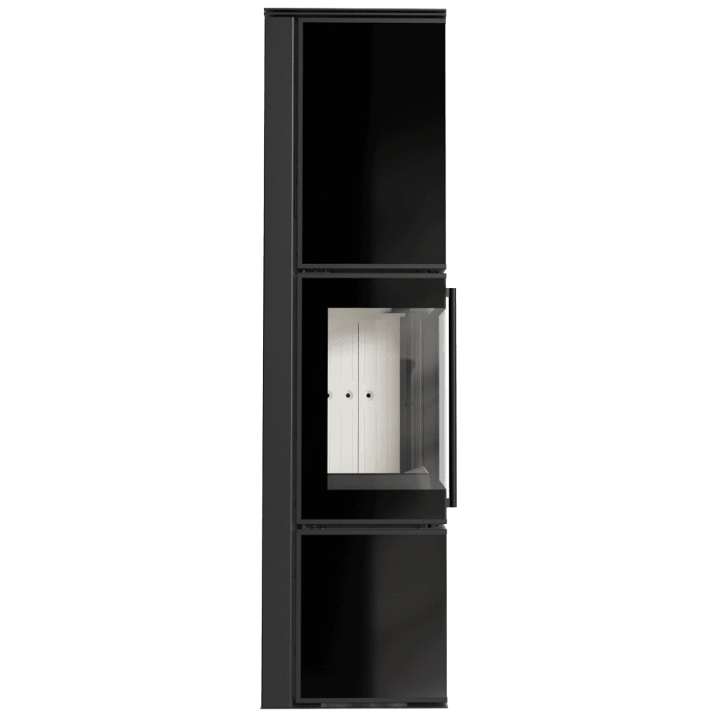 Soba Tora L 8-11kW - Panou negru de sticla
