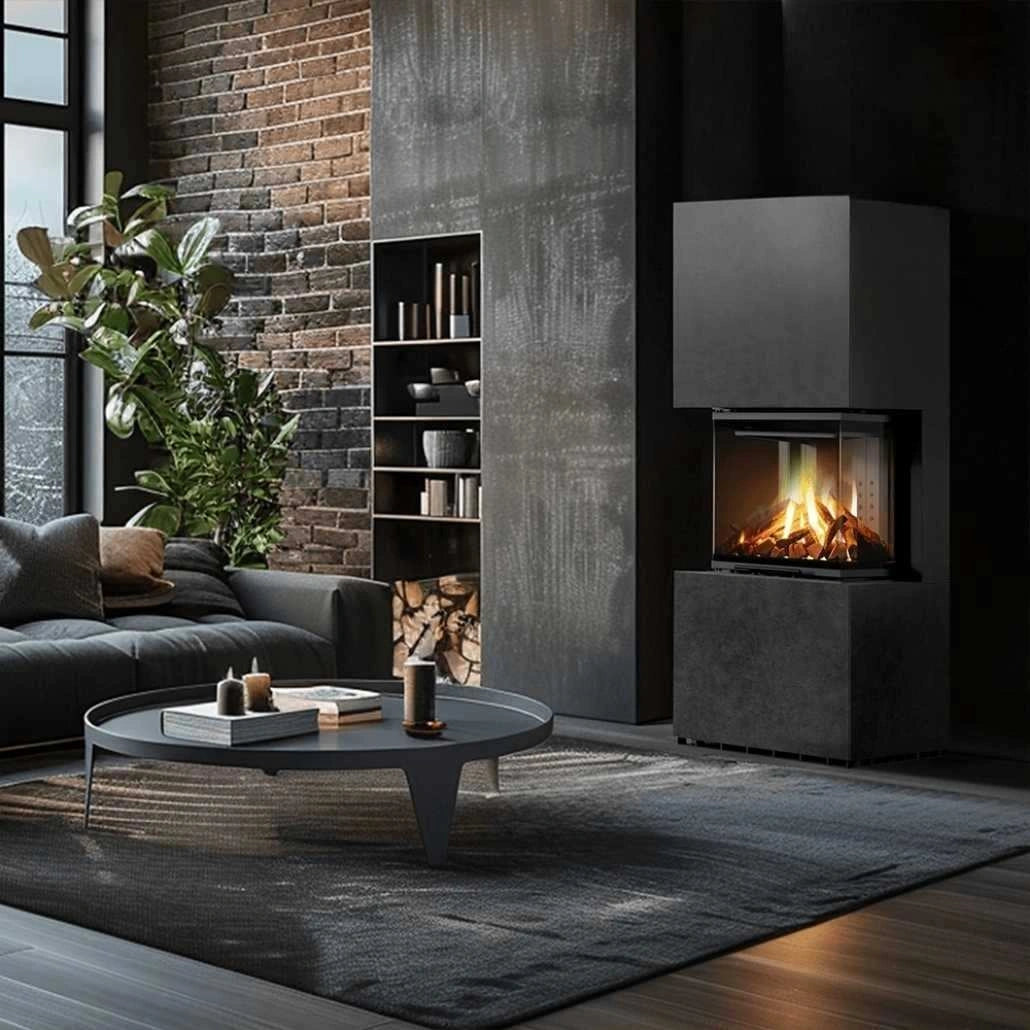 Focar modular NBC 8kW S Fokos Grafite - samota neagra